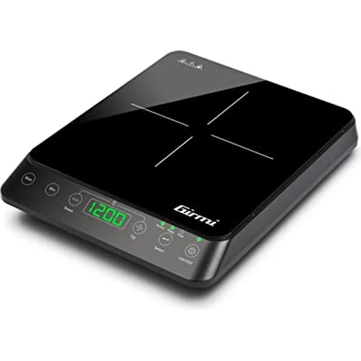 Girmi PI04 Induktionskochplatte, 2000 Watt, 10 Leistungsstufen, Schwarz
