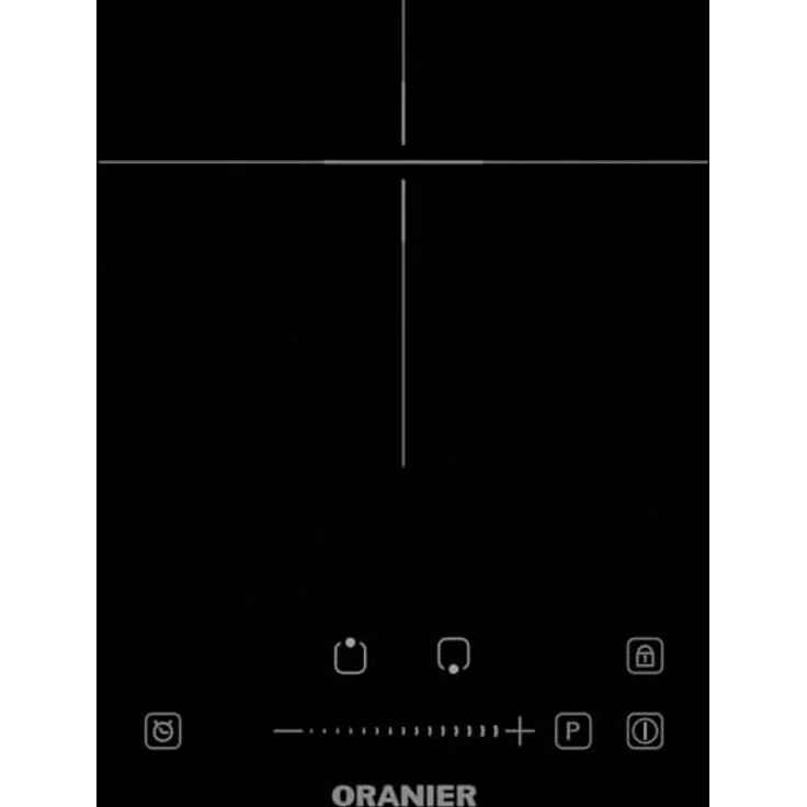 Oranier Kochfeld 30 cm Induktion autark - Domino Glaskeramik Induktionskochfeld mit 2 Kochzonen roter LED Anzeige & Slider Bedienung KFI330 – Bild 2