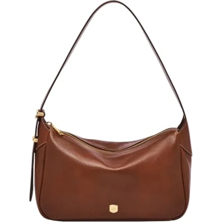Fossil Dillon Schultertasche, 100% Leder, 30 cm x 11 cm x 20 cm, braun