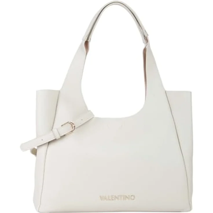 Valentino Futura Shopper Tasche, 34 cm x 14 cm x 20 cm, aus 100% Polyurethan, beige – Bild 1