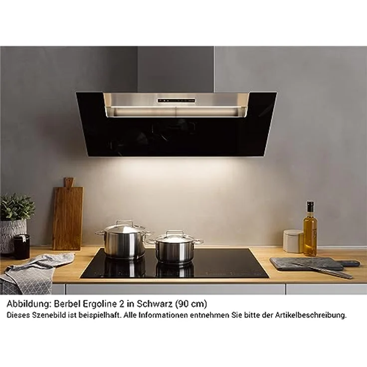 Berbel 1040191 Ergoline 2 BKH 90 EG 2 Kopffreihaube 90 cm Mattschwarz – Bild 4