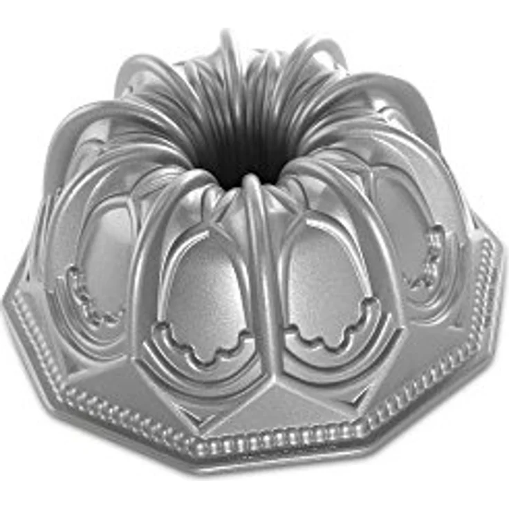 NordicWare Backform-Kuchenform-Motivbackform-Kuppel, Aluminium, Silber, 24 x 24 x 10,2 cm – Bild 2