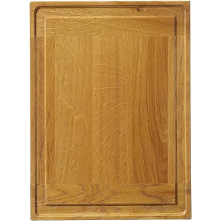HENDI Servierbrett aus geöltem Eichenholz, 370x270x(H)20mm, stoß- und kratzfest, Premium-Qualität – Bild 2