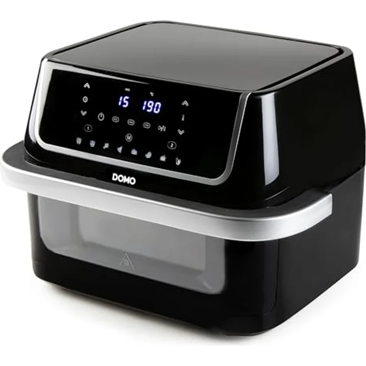 Domo DO544FR Deli-fryer/Heißluftfritteuse 'family edition' - mit Trennwand - 10 L - 1800 W, Weiß – Bild 2