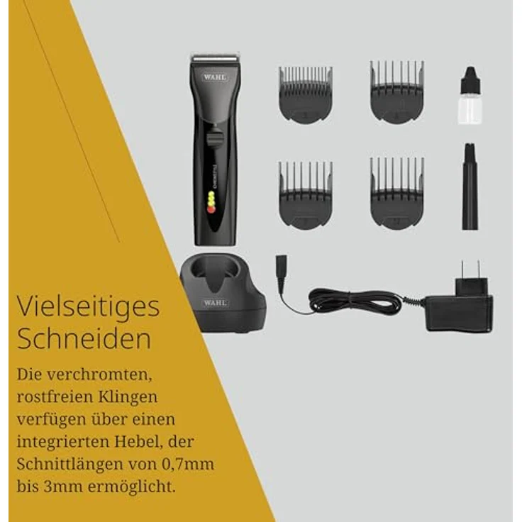 Wahl Chromstyle Cordless Hair Clipper - 0,7-3mm abnehmbare Klingen, bis zu 90 Minuten Laufzeit – Bild 4