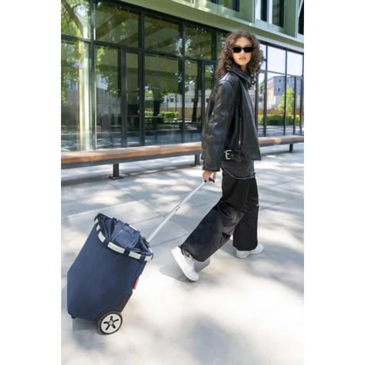 reisenthel Carrycruiser, Einkaufstrolley in grau, 100% Polyester, 42 cm x 32 cm x 47,5 cm – Bild 3