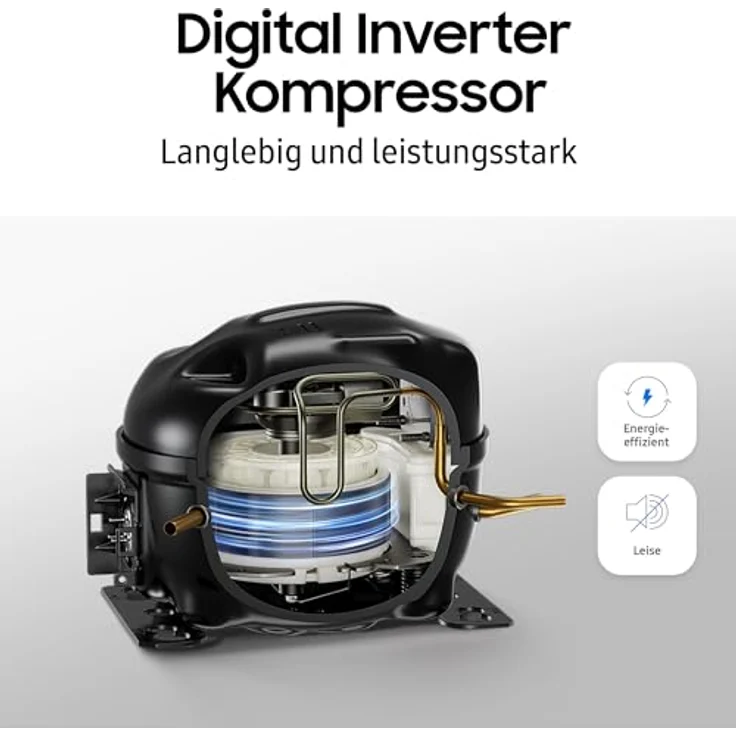 Samsung RS70F66KBTEF Kühl-Gefrier-Kombination, Side-by-Side mit 409 Litern Nutzinhalt, Edelstahl – Bild 10