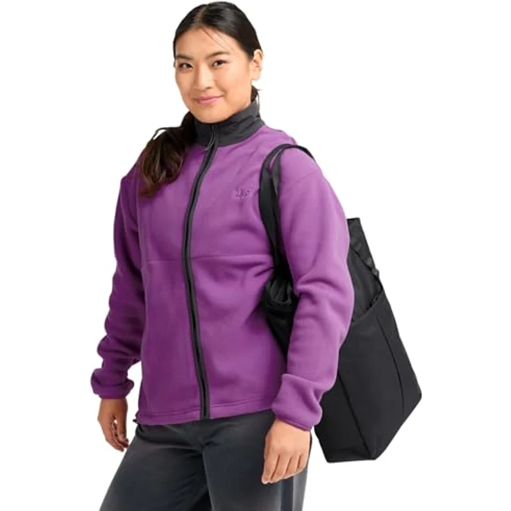 Jack Wolfskin Zoya Shopper Tasche, 41 cm mit Laptopfach, schwarz, 100% Polyamid – Bild 3