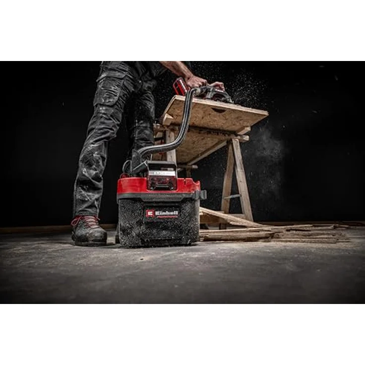 Einhell Professional TP-VC 18/10 Li BL L-Solo, Akku-Nass-/Trockensauger mit 10l Staubklasse L, bürstenlosem Motor und 2 Saugmodi – Bild 4