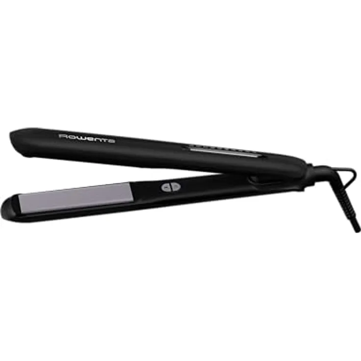 Rowenta SF3320 Optiliss + Glätteisen, Haarglätter und Lockenstab, LED-Anzeige, 10 Temperatureinstellungen, Keramik-Turmalin-Beschichtung, strahlender Glanz