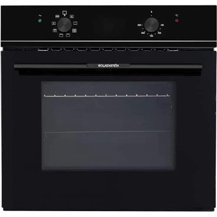 Wolkenstein Einbaubackofen WMO 70 XL 62L | 8 Backofenfunktionen | Eco & Grillfunktion | Inkl. Fettpfanne & Grillrost | Energieeffizenzklasse A