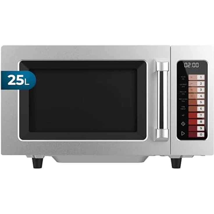 Cecotec Mikrowelle FlatPro 2500 Touch, 25L Volumen, 1000 W, digitale Steuerung, Flatbed-Design, 100 vorprogrammierte Optionen – Bild 1