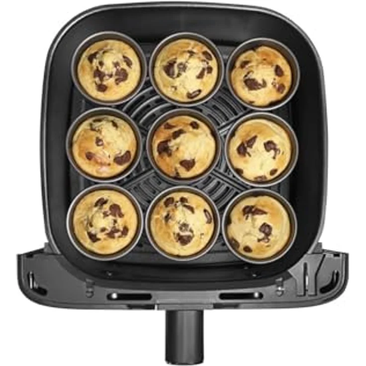 Tefal Easy Fry Mega EY855D10, Heißluftfritteuse mit 7.5 L Fassungsvermögen, 8 Garprogrammen, schwarz – Bild 8