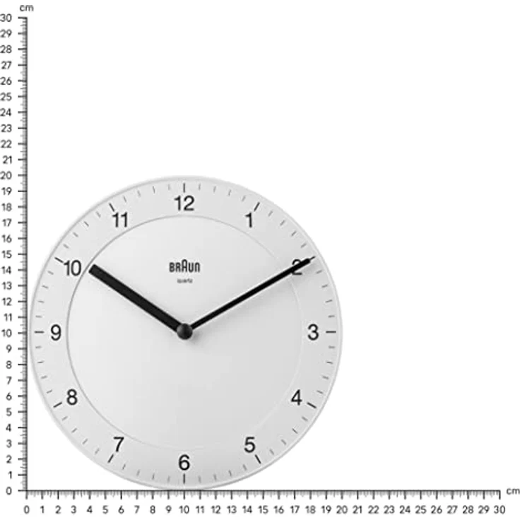 Braun BC06W Klassik Wanduhr – Bild 6
