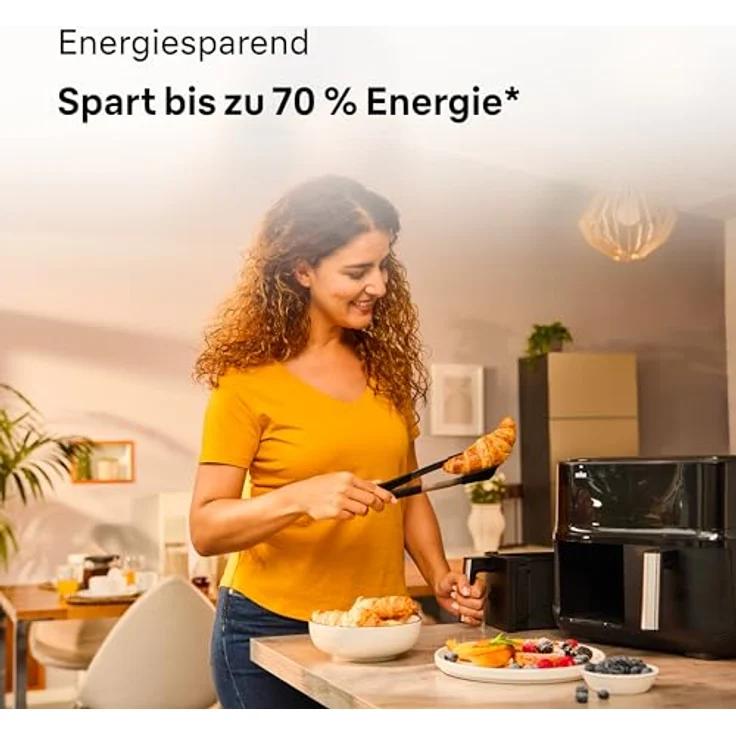 Braun TwinCook 3 Heißluftfritteuse, 50 % schneller, RealAir Technologie, spülmaschinengeeignete Garkörbe – Bild 9