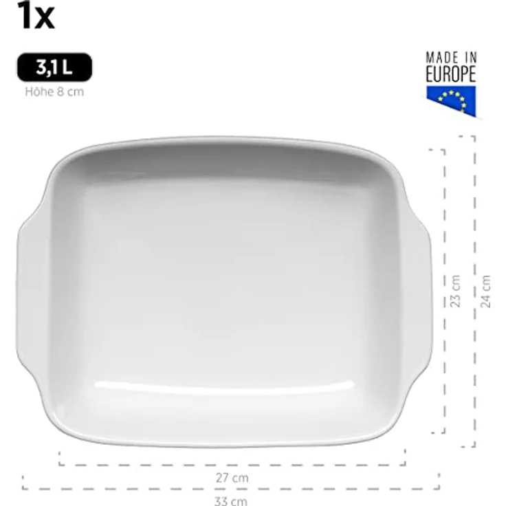 Mäser 931983 Kitchen Time Auflaufform, BERRY, rechteckig, berry, 2-teilig (1 Set) – Bild 3