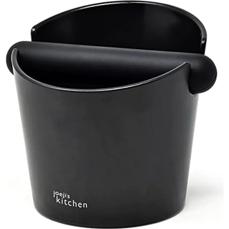 Joejis Abklopfbehälter Klopfbox für Siebträger Zubehör Maschinen Espresso - Knock Box Abschlagbox für Kaffeesatz - Kaffee Abschlagbehälter Barista - Schwarz – Bild 1