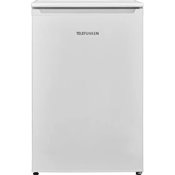 TELEFUNKEN Kühlschrank ohne Gefrierfach | Freistehend | 135 Liter Nutzinhalt | Kühlschrank klein mit Gemüsefach | LED-Beleuchtung | Türanschlag wechselbar | C-135-100-W weiß – Bild 1
