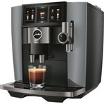 JURA J10 Twin (EA) Diamond Onyx, Kaffeevollautomat mit 2 Mahlwerken, 46 Kaffeespezialitäten und Touch-Display