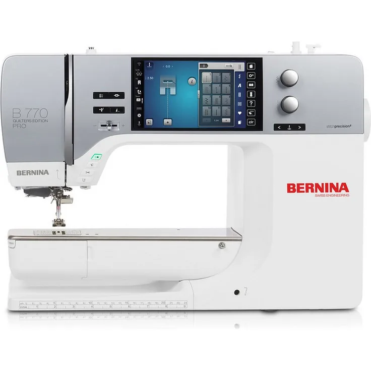 Bernina B 770 QE PRO, Nähmaschine mit Stichregulator und 100 individualisierbaren Quiltmustern