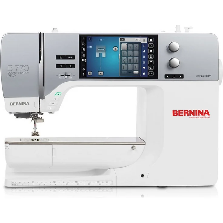 Bernina B 770 QE PRO, Nähmaschine mit Stichregulator und 100 individualisierbaren Quiltmustern
