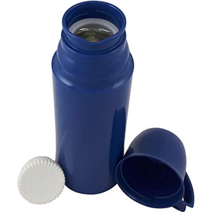 Helios Elegance Isolierflasche, Kunststoff, taubenblau, 0,5 Liter – Bild 6