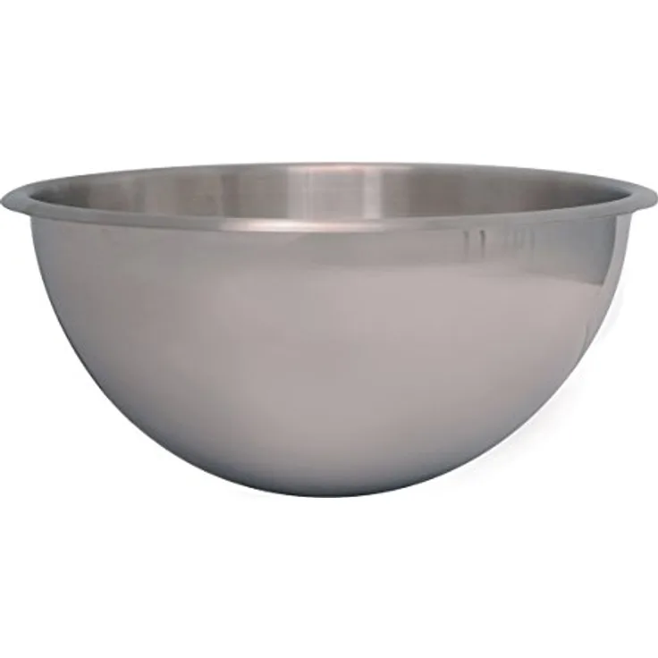 De Buyer 3372.24 Spülschüssel 24 cm, 1/2 Kugel, Edelstahl, 26.7 x 26.7 x 12.5 cm