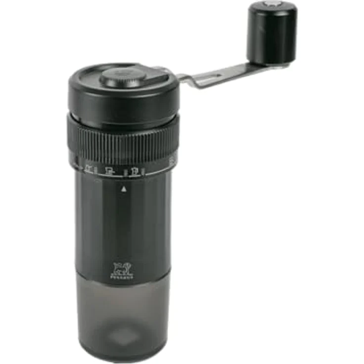 PEUGEOT - Manuelle Kaffeemühle Presto - 6 Einstellungen für u'Select-Mahlzeiten - Mechanismus aus Stahl - Elegant und intuitiv - Mattschwarz – Bild 1