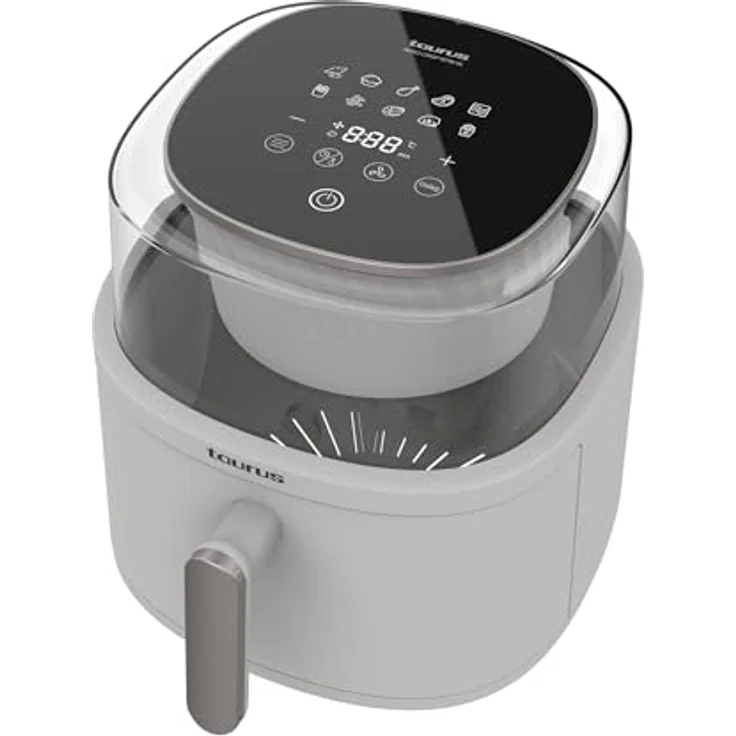 Taurus Fritteuse Airfryer Heißluftfritteuse Taurus EST9739900L Grau 1550 W – Bild 5