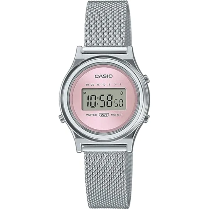 Casio RELOGIO Vintage LA700WEM-4AEF, Armbanduhr in Rot