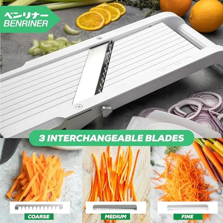 Benriner BN-64W-1 Mandoline, Edelstahl – Bild 6