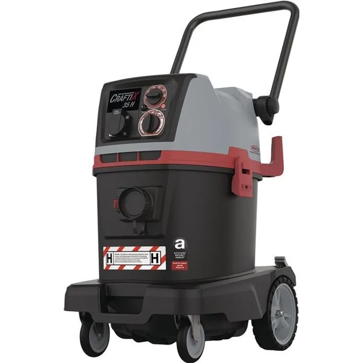 Sprintus CraftiX 35H, Sicherheitssauger Staubklasse H mit 1200 Watt Motor, automatischer Filterreinigung und 35 Liter Behältervolumen