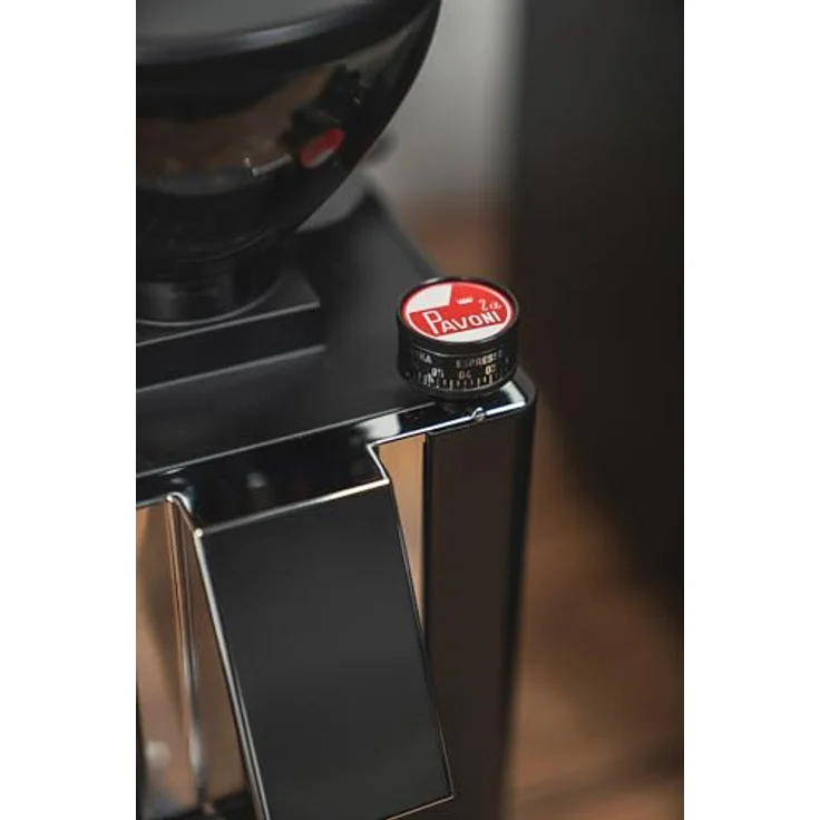 La Pavoni Kaffeemühle Nuovo Kube Mill nero, Elektrische Kaffeemühle mit verstellbarem Mahlgrad und manueller Funktion – Bild 4