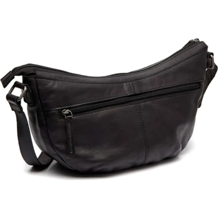 The Chesterfield Brand Beuteltasche Clarita, gewachstes Rindleder, Schwarz, 35 x 8 x 19 cm – Bild 2