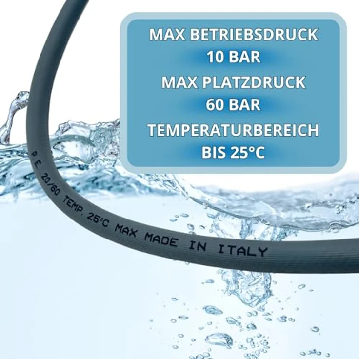 boni-shop Zulaufschlauch Waschmaschine, Winkel 4m, 3/4 Zoll, druck- und temperaturbeständig, ideal für beengte Räume – Bild 4