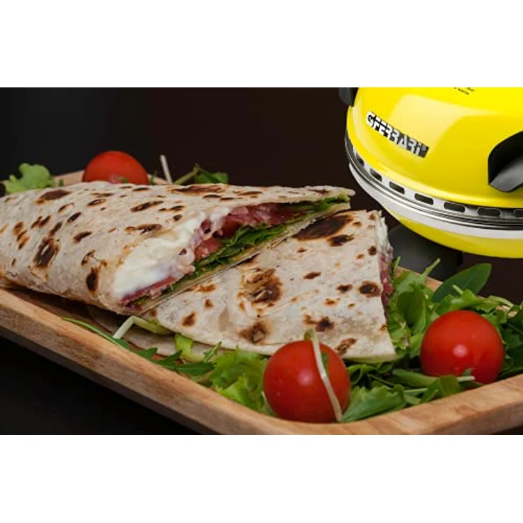 G3Ferrari G 1000605 Delizia Pizzamaker, 1200W, Timer, gelb – Bild 5