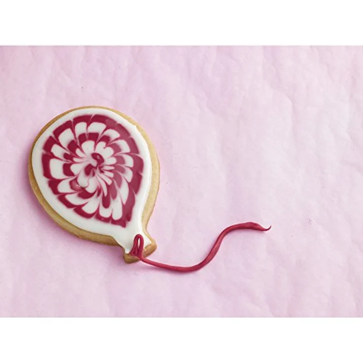 Kaiser Plätzchen Ausstecher Luftballon, Geburtstag, Edelstahl, Ausstechform für Kekse, 8 x 6 x 2,5 cm – Bild 3