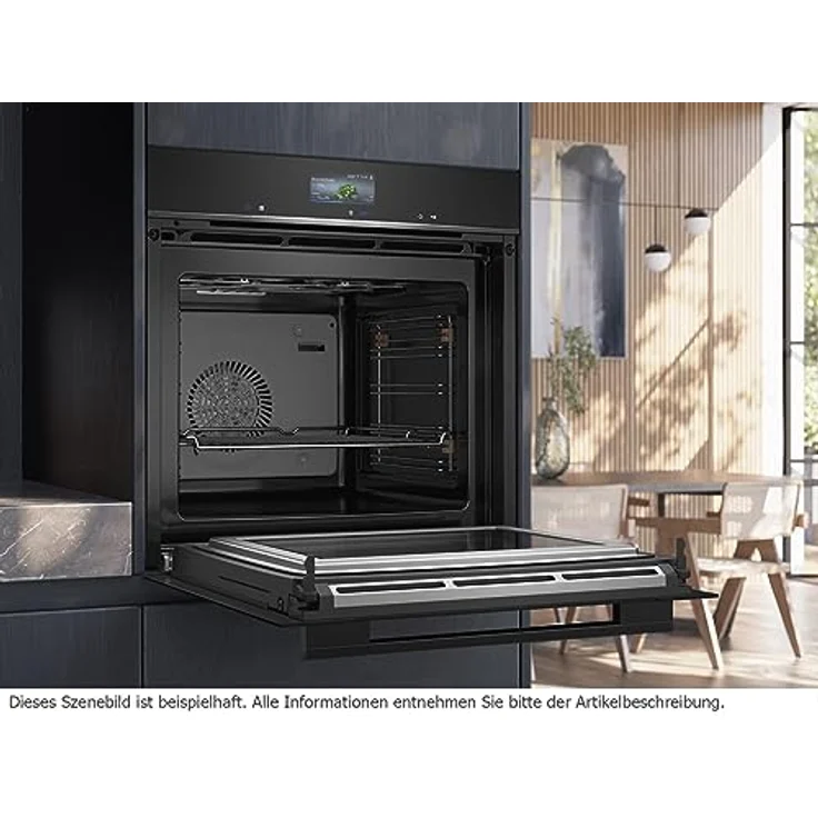 Siemens HM736G1B1 Backofen mit Mikrowelle, Schwarz – Bild 4