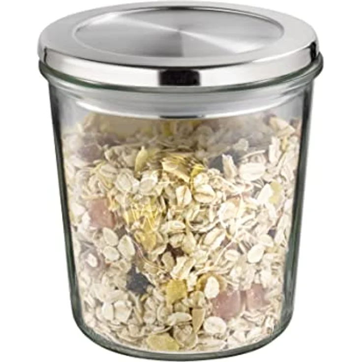 APS 82240 Original 2er Set WECK Gläser 580 ml, Ø 11 cm, H: 11 cm, Sturzform mit Deckel und Silikondichtung, Einmachglas, Dekoglas, Dessertglas, Vorratsglas, spülmaschinengeeignet – Bild 3