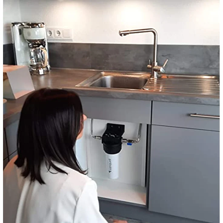 Premium Untertisch Wasserfilter, 8 Liter/Minute, entfernt 100 Schadstoffe, hohe Kapazität, kein separater Wasserhahn nötig, nachhaltiges Design, Made in Germany – Bild 5