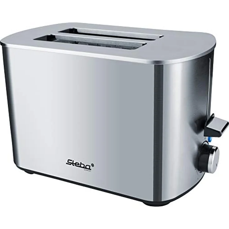 Steba Automatik Toaster TO 20 Inox | Doppel-Schlitztoaster für 2 Scheiben Toast | Anti Fingerprint Gehäuse | 7 Bräunungsstufen einstellbar | 4 Funktionen: Toasten, Auftauen, Aufwärmen, Stoppen – Bild 2