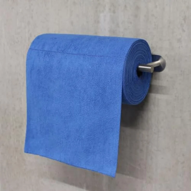 ROGGE Easy CLEAN Mikrofaser Rolle, 75x Reinigungstücher, 30 x 30 cm, 200 Gr/m², blau, supersoft für Küche, Bad, Auto und Werkstatt – Bild 4