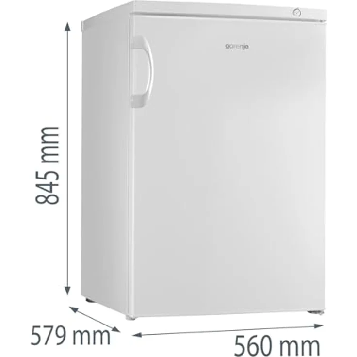 Gorenje F49CPW, freistehender Gefrierschrank mit 85 l, 4 kg/24h, 38 dB, Energieeffizienzklasse C, Weiß – Bild 3