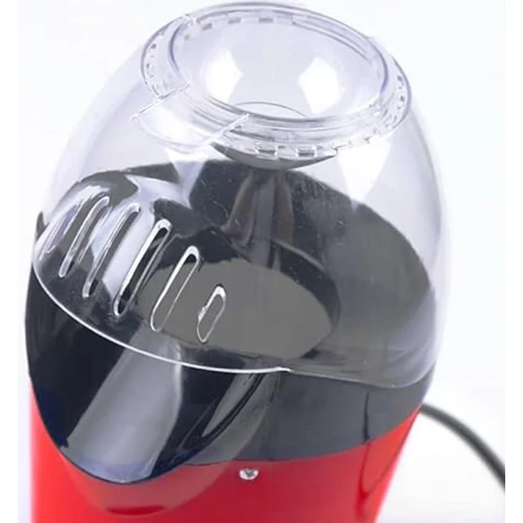 Retoo Popcornmaschine Ohne Fett und Öl 900 Watt, Heißluft Popcorn Maker, Küchen Coole Gadget für Pop Mais, Gesunder Snack, Fettfrei & Ölfrei Popcorn in Zuhause, Popkorn Maschine, Rot – Bild 2