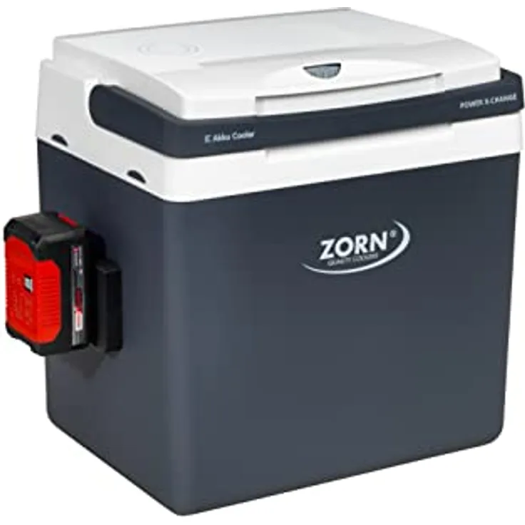 Zorn Kühlbox, 25 l Akku Kühlbox mit Peltier-Kühlsystem und ergonomischem Tragegriff, kabelloses Kühlen bis zu 10 h
