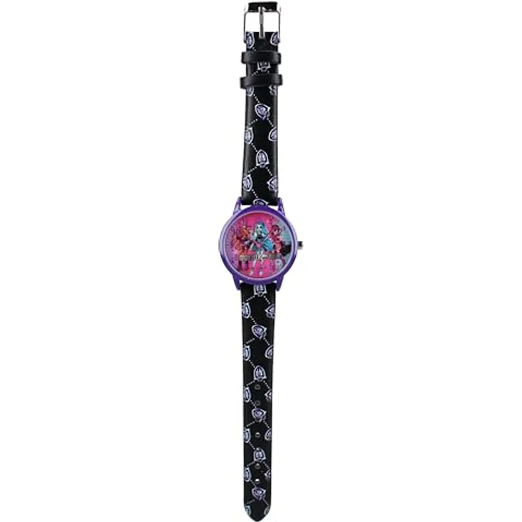 Monster High Kinderuhr „Kids Time!“, Lila Armbanduhr mit Draculaura, Abbey & Clawdeen, spritzwassergeschützt, RVC-Verschluss – Bild 2