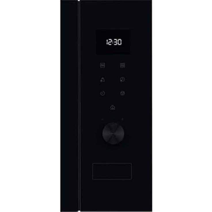 AEG OS5MG20EB Einbau-Mikrowelle mit Grillfunktion, 20 l, 800 W, LED-Display, elektronische Öffnung, Schwarz mit Edelstahl-Finish, Anti-Fingerabdruck – Bild 5