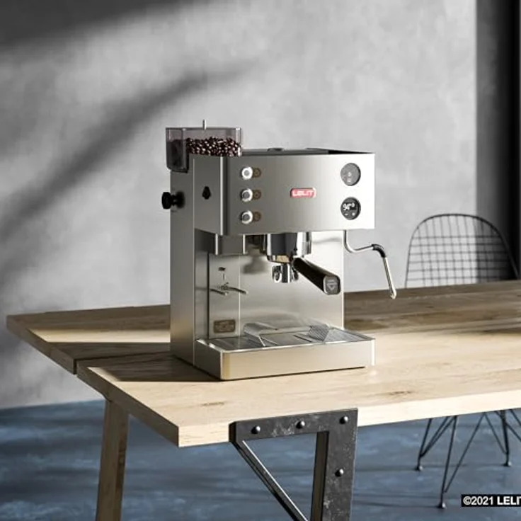 Lelit pl82t Maschine für Espresso mit integriertem Mahlwerk, 0.35 kg, 230 V, 1200 W, stahl – Bild 4