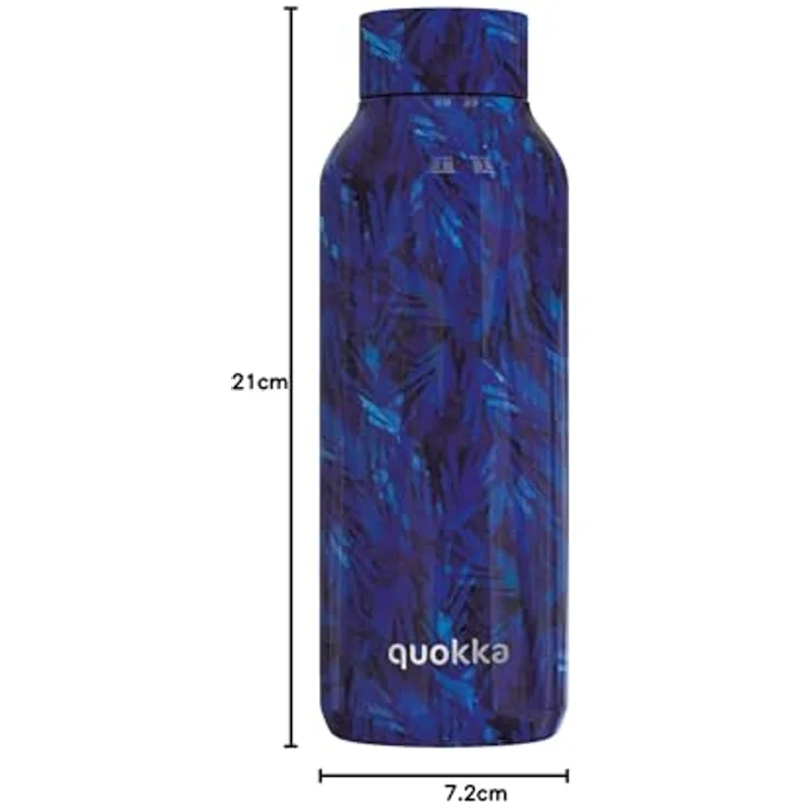 Quokka SOLID NIGHT FOREST, Thermosflasche aus Edelstahl, 510 ml, doppelwandige Vakuumisolierung, BPA-frei, Anti-Leak-Verschluss – Bild 5