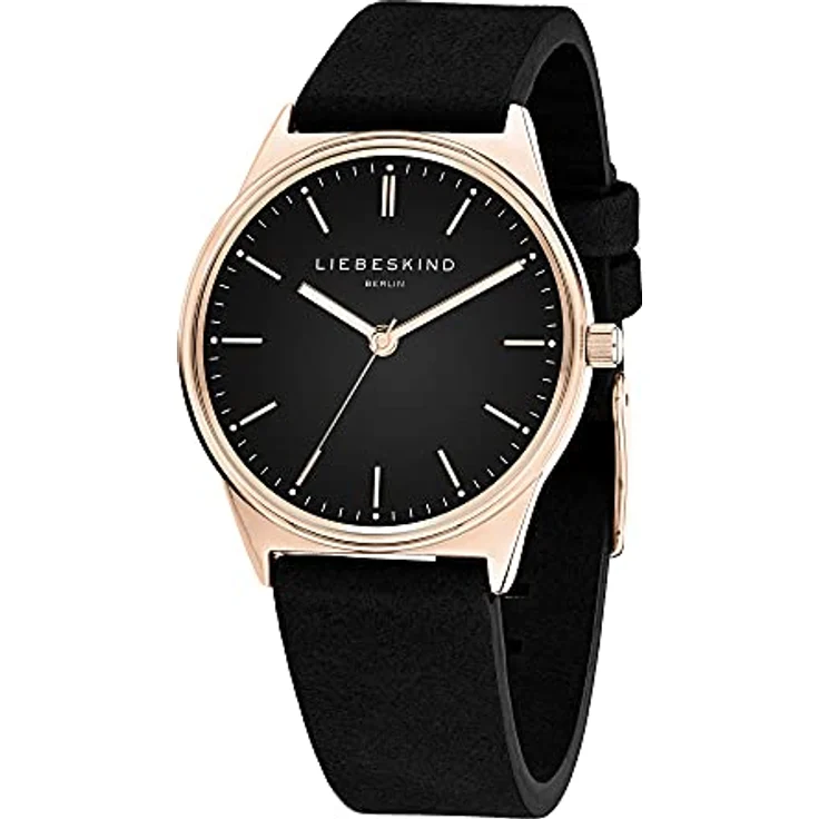 Liebeskind Berlin Armbanduhr LT-0297-LQ IP roségold, Retro Design mit Edelstahlgehäuse und hochwertigem Lederarmband – Bild 2